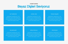 Daha Beyaz Dişleri Seviyoruz - Harika Web Sitesi Modeli