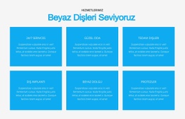 Daha Beyaz Dişleri Seviyoruz Için Çarpıcı Web Tasarımı