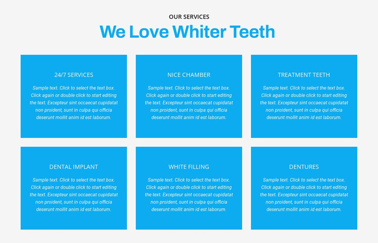 We houden van wittere tanden WordPress-thema