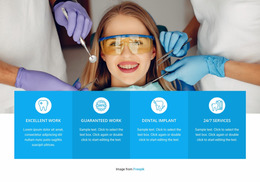 Centrum Voor Tandheelkundige Implantaten - Responsieve Website-Mockup