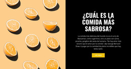 La Comida Mas Deliciosa - Plantilla De Creación De Sitios Web