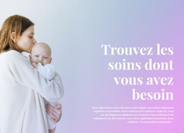 Mise En Page Pour Prendre Soin Du Nouveau-Né