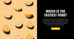 The Most Delicious Food - Site Template