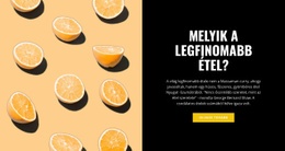 A Legfinomabb Étel – Többcélú Kreatív Sablon