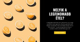A Legfinomabb Étel – Webhelykészítő Sablon