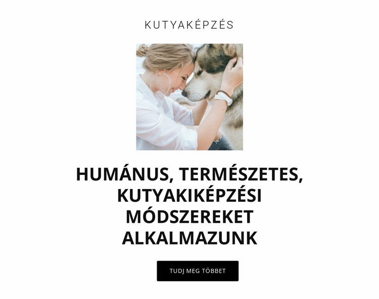 Humán edzésmódszerek WordPress Téma