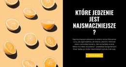 Projekt Strony Internetowej Najsmaczniejsze Jedzenie Na Dowolne Urządzenie