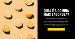 A Comida Mais Gostosa - Tema WordPress Para Download Gratuito