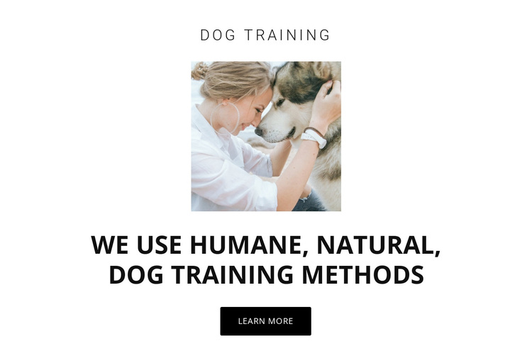 Humane trainingsmethoden Sjabloon