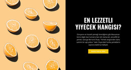 En Lezzetli Yemek - HTML5 Şablonu