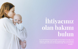 Yenidoğanı Önemsiyorum - Özel Web Sitesi Tasarımı