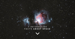 Custom Fonts, Colors And Graphics For Facts About Space