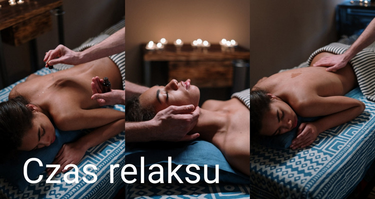 Studio masażu Szablon Joomla
