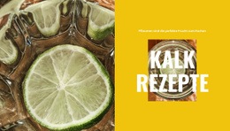 Rezepte Für Zitrusfrüchte - Mehrzweck-Landingpage