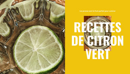 Recettes D'Agrumes - Page De Destination