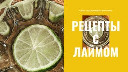 Готовый К Использованию Дизайн Сайта Для Рецепты Цитрусовых