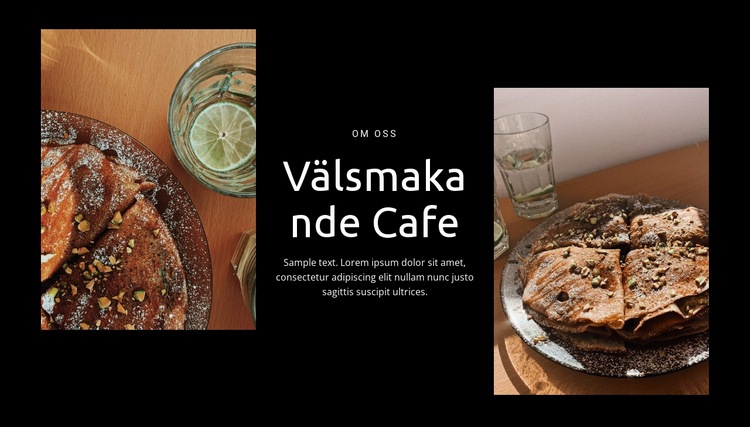 Medelhavskök recept Webbplats mall