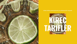 Narenciye Tarifleri - Ücretsiz WordPress Teması