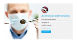 Esperienze Di Cure Odontoiatriche - Design Del Sito Web Scaricabile Gratuitamente