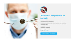 Experiências De Atendimento Odontológico - Download Gratuito Do Design Do Site