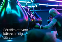 Motivation Och Att Bli Bättre Enkel HTML CSS-Mall