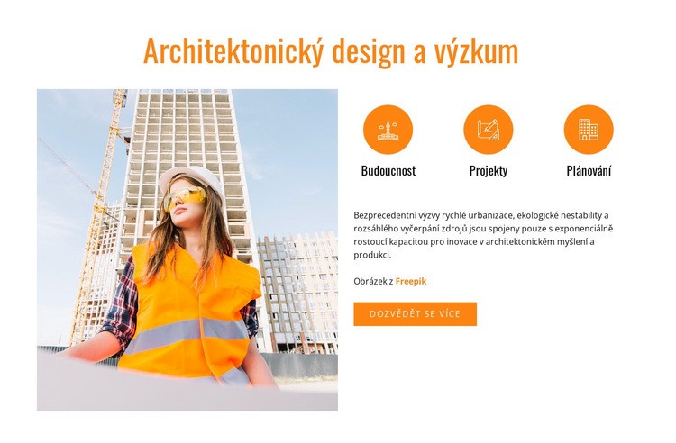 Městská stavební architektura Šablona CSS