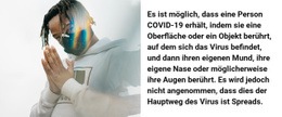 Exklusive HTML5-Vorlage Für Alles Über COVID-19