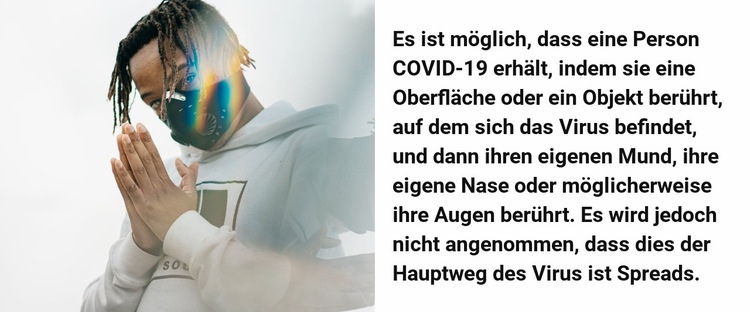 Alles über COVID-19 HTML5-Vorlage