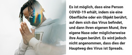 Benutzerdefinierte Schriftarten, Farben Und Grafiken Für Alles Über COVID-19