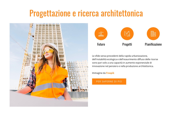 Architettura degli edifici comunali Tema WordPress