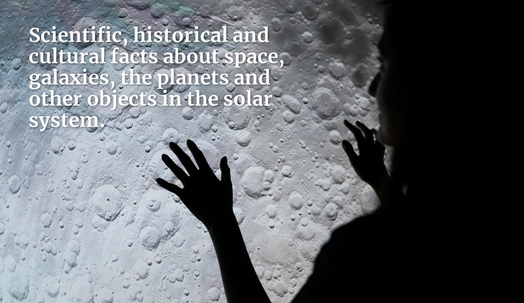 Wetenschappelijke feiten over ruimte Sjabloon voor één pagina