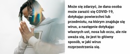 Wszystko O COVID-19 - Jednostronicowy Szablon HTML