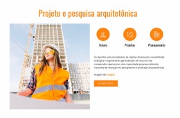 Arquitetura De Edifício Municipal - Modelo HTML