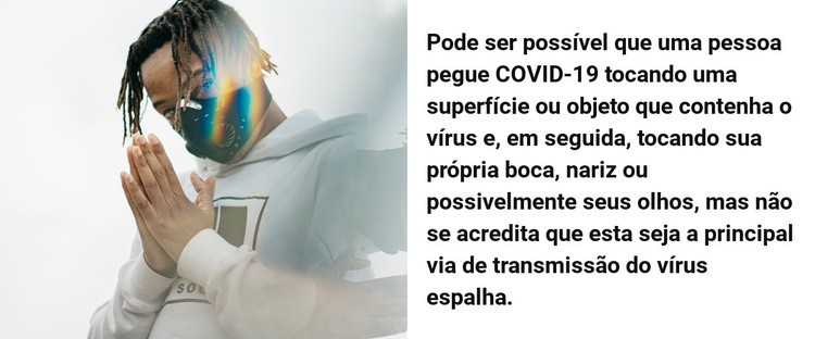 Tudo sobre COVID-19 Modelo HTML5