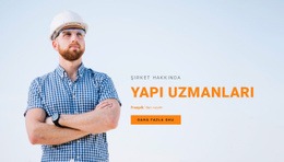 Uzmanlardan Oluşan Ekip Için Sayfa HTML'Si