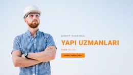 Uzmanlardan Oluşan Ekip - Ücretsiz Web Sitesi Şablonu