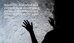 An Exclusive Website Design For Scientific Facts About Space