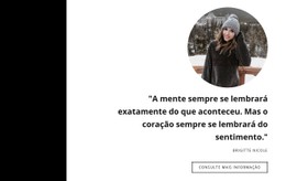 Depoimentos De Mulheres Modelo CSS Simples