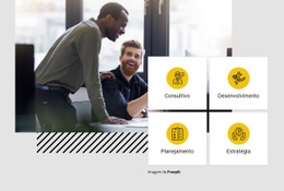 Estratégia E Planejamento De Negócios - Modelo HTML5 Responsivo