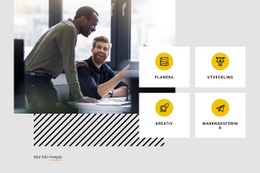 Affärsstrategi Och Planering - HTML-Webbsidesmall