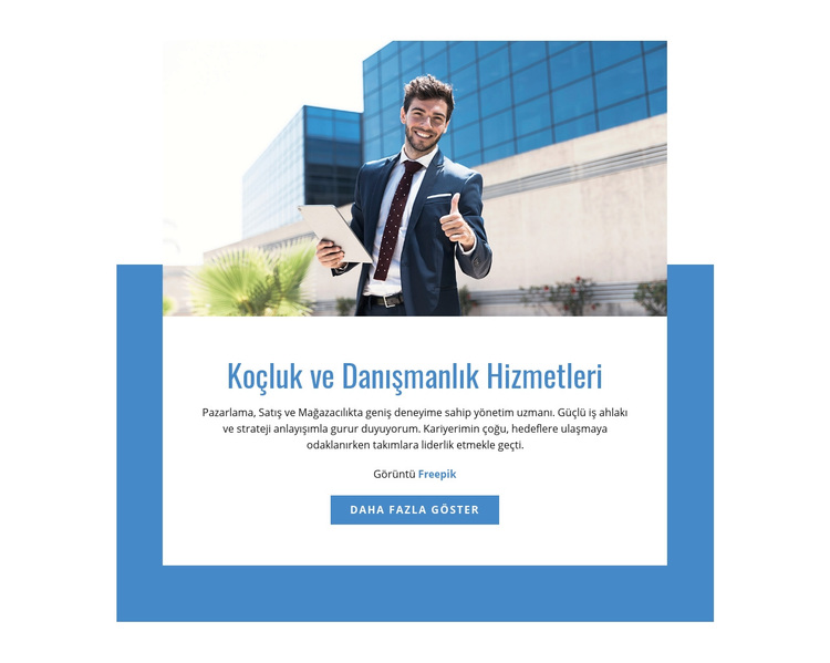 Koçluk ve danışmanlık WordPress Teması