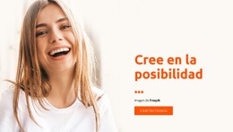 El Mejor Diseño De Sitio Web Para Cree En La Posibilidad