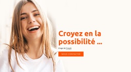 Créateur De Site Web Exclusif Pour Croyez En La Possibilité