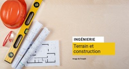 Architecture Et Bâtiment D'Ingénierie Modèle Réactif Html5