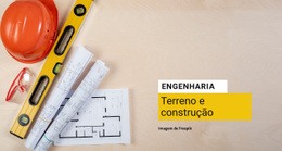 Arquitetura E Construção De Engenharia - Belo Design De Site