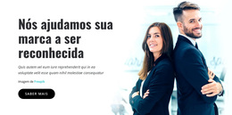 Marca De Negócios Reconhecida - Incrível Tema WordPress