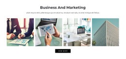 Business And Marketing - Free Download Website Design