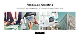 Negócios E Marketing - Online HTML Generator