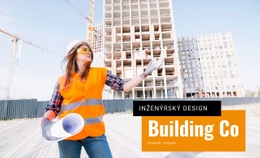 Šablona Webu Pro Engineering Design And Building