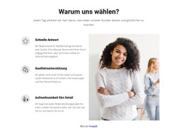 Ein Offener Managementstil CSS-Layoutvorlage